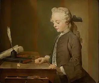 Portrait of Auguste Gabriel Godefroy (1741), oil on canvas, 64.5 x 76.5&nbsp;cm., São Paulo Museum of Art
