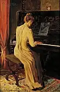 At the piano (1892)