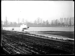 One of Hamilton's many crashes, on March 12, 1910, in Washington state