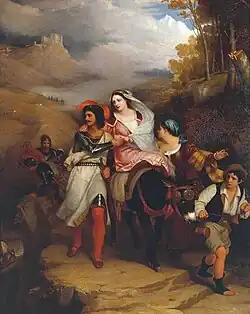 The Escape of Francesco Novello di Carrara by Charles Lock Eastlake