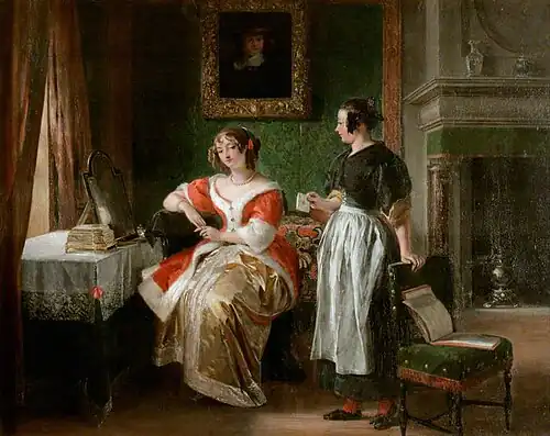 Who Can This Be From? by Charles Robert Leslie