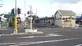 Southbound view of the former ground level station viewed from the former Station Street level crossing, March 2010