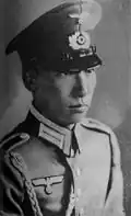 Chiang Wei-Kuo as an officer candidate in the German Army, 1938