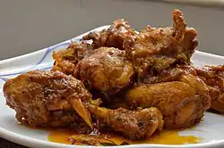 Chicken kasha is a dry chicken curry from Bengal