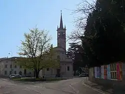 View of the parish church of Chievo, dedicated to Saint Anthony the Abbot