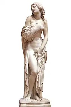 Chloris Caressed by Zephyrus by James Pradier