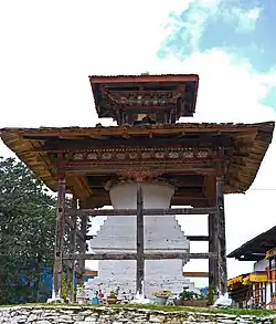 A Chorten within the precincts of the Monastery complex