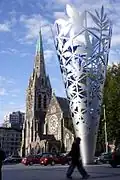 The sculpture beside Christ Church Cathedral, 2006