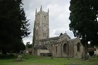Church of St Peter and St Paul, Kilmersdon from the south