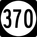 Iowa Highway 370 marker