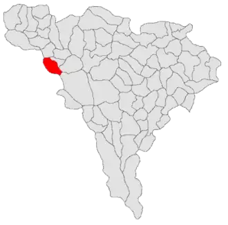 Location in Alba County