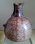 Inca civilization. Ceramic vase ("Inca Aryballos"), c. 1430–1532