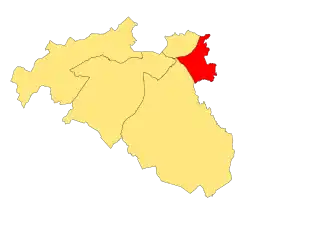 Location of the ward
