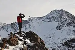 Mt. Williwaw seen from Mount Elliott