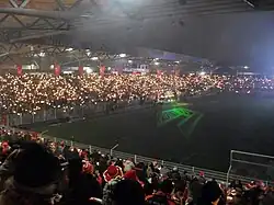 Weihnachtssingen (Christmas carols singing) in 2010