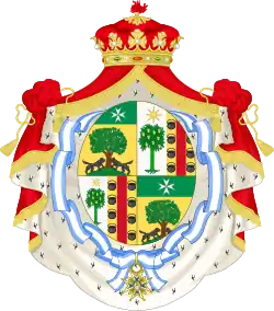 Coat of arms of Esperanza Aguirre, Grandee of Spain