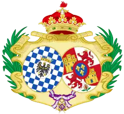 Isabel Fernanda's coat of arms