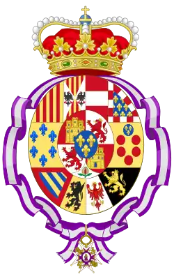 Coat of Arms of Mercedes, Princess of Asturias