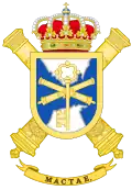 Coat of Arms of the former Coastal Artillery of the Strait Command (MACTAE)