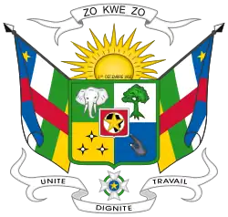 Coat of arms of the Central African Republic