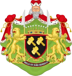 Coat of arms of the Counts d'Udekem d'Acoz