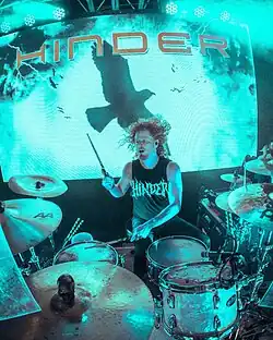 Hanson performing in 2024.