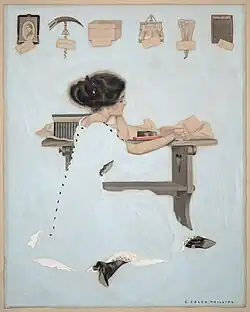 Image 831910 cover of Life, by Coles Phillips (edited by Durova) (from Wikipedia:Featured pictures/Artwork/Others)