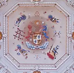 Ceiling at the entrance