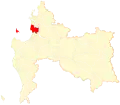 Location of Coronel commune in the Biobío Region