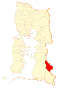 Location of Futaleufú commune in Los Lagos Region