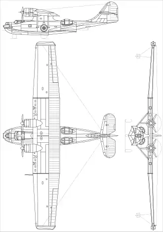 Consolidated PBY-5A Catalina drawing