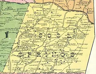 Cool Springs Township in 1917[1]