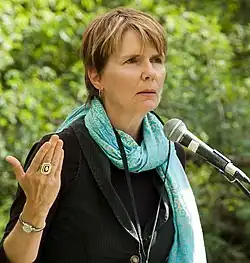 Cordelia Strube at the Eden Mills Writers Festival in 2016
