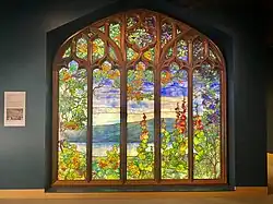 Tiffany glass window from Rochroane Castle (1905), now in the Corning Museum of Glass[46]
