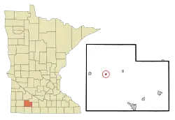 Location of Storden, Minnesota