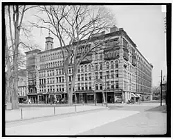 The Court Square Theatre in Springfield, Massachusetts, between 1900 and 1910