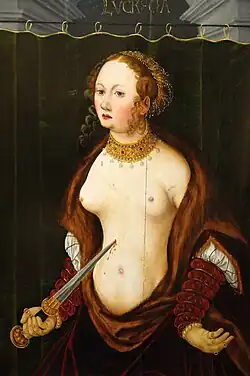 Lucretia, Lucas Cranach the Elder
