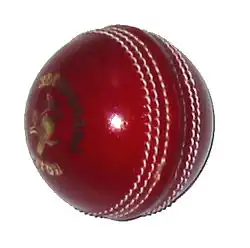 A cricket ball