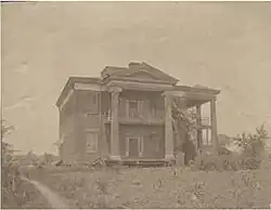Crocheron mansion, built 1843, destroyed by fire in the early 20th century.