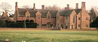 Croxall Hall, home of the Levett-Prinsep family