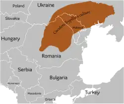 Image 9Cucuteni–Trypillian culture boundaries (from History of Moldova)