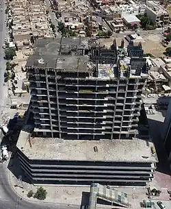 15th floor construction aerial view