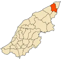 Location of Achacha within Mostaganem Province