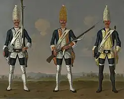 Grenadiers, Infantry Regiments Mansbach, Baumbach and Isenburg