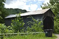 Private covered bridge on Hickman Road
