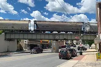 Delaware Avenue in downtown Palmerton