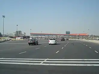 Toll gate of the Delhi Gurgaon Expressway