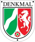 Denkmal plaque in North Rhine-Westphalia