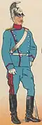 Officer uniform for the Dragoons
