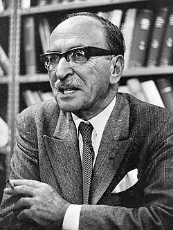 A headshot of Dennis Gabor, from 1971